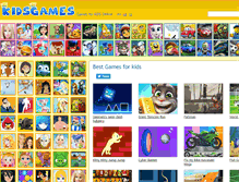 Tablet Screenshot of kidsgamegame.com